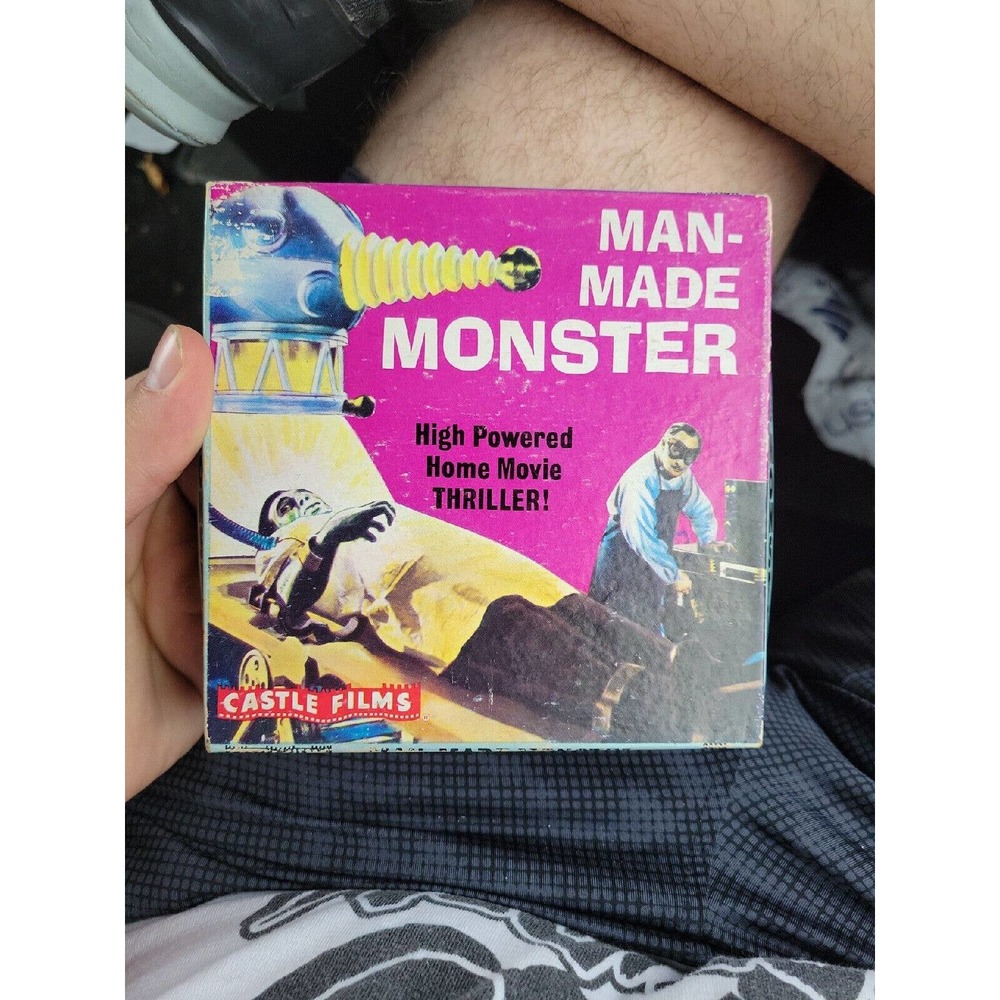 Vintage 1941 MAN MADE MONSTER 8mm Movie Film Sci-Fi Horror B&W